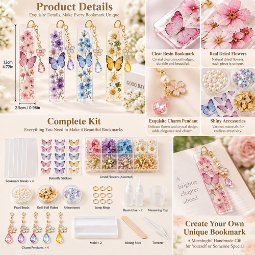Dream Butterfly Bookmark Resin DIY Kit