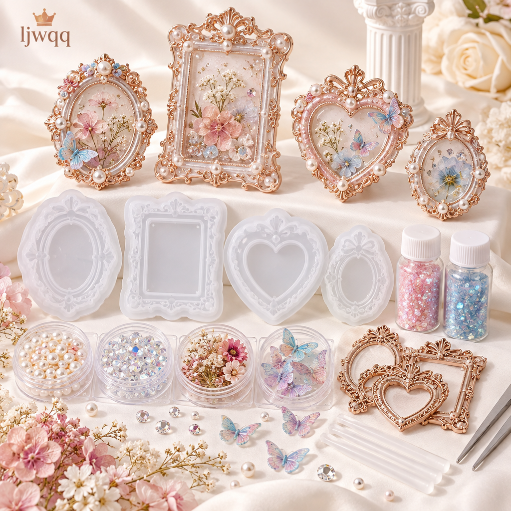 Baroque Mini Photo Frame Resin DIY Kit