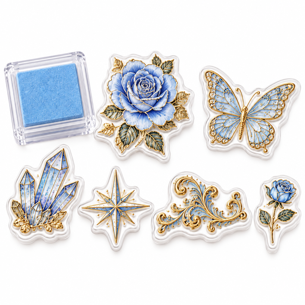 （8）Dreamy Garden Journal Stamp Set