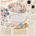Iridescent Gem Bow Silicone Mold Resin Kit