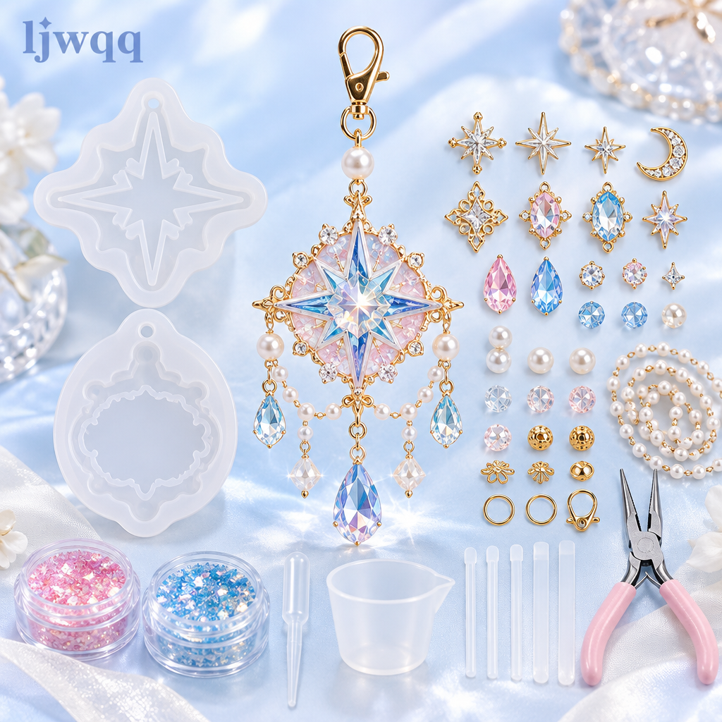 Rose Bouquet Resin Jewelry Tray DIY Kit
