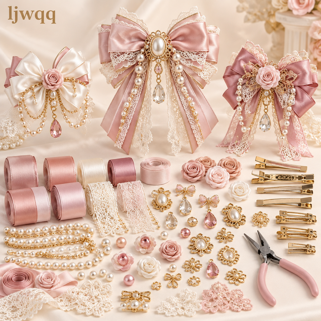 Pearl & Crystal Beaded Jewelry Making Kit