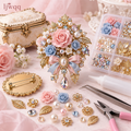 Vintage Rose Earring Making Kit