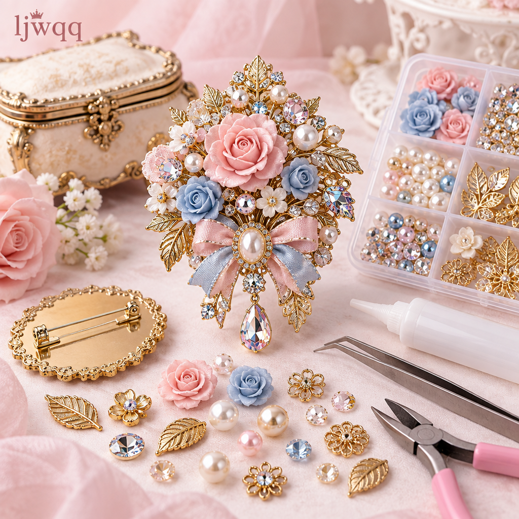 Vintage Rose Earring Making Kit