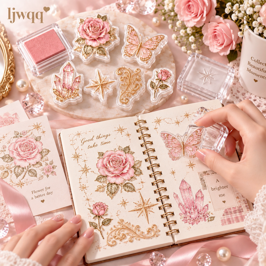（8）Dreamy Garden Journal Stamp Set
