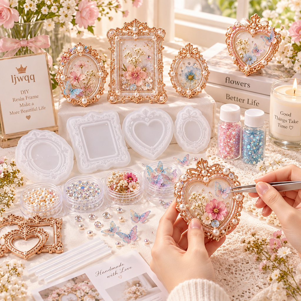 Baroque Mini Photo Frame Resin DIY Kit