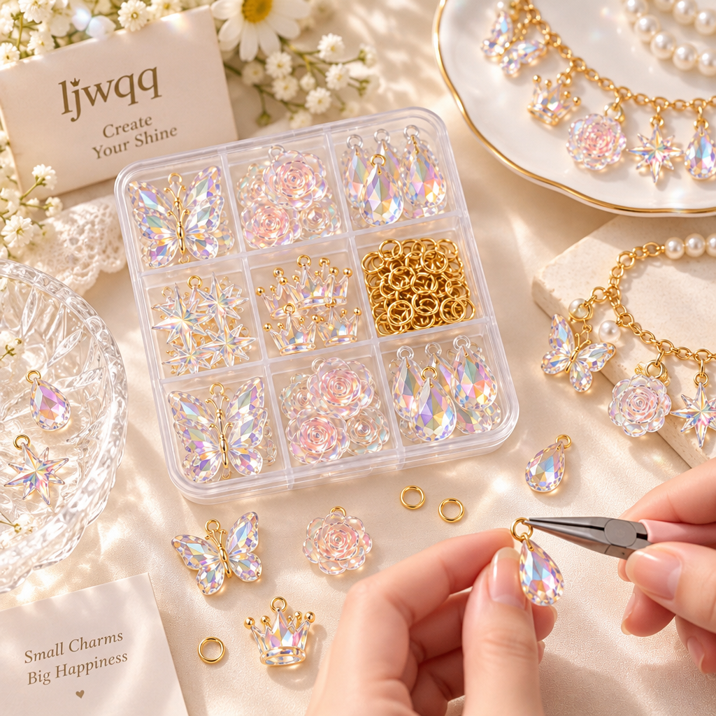 （7）Crystal Charm Acrylic Chip Pack