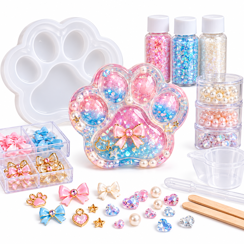 Star Crystal Pendant Resin Charm DIY Kit