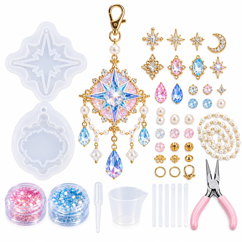 Rose Bouquet Resin Jewelry Tray DIY Kit
