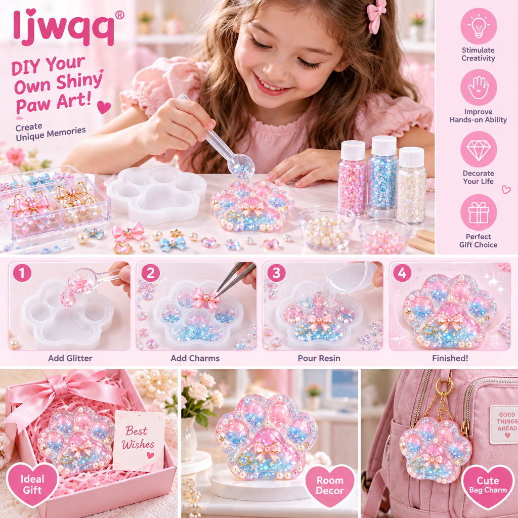 Star Crystal Pendant Resin Charm DIY Kit