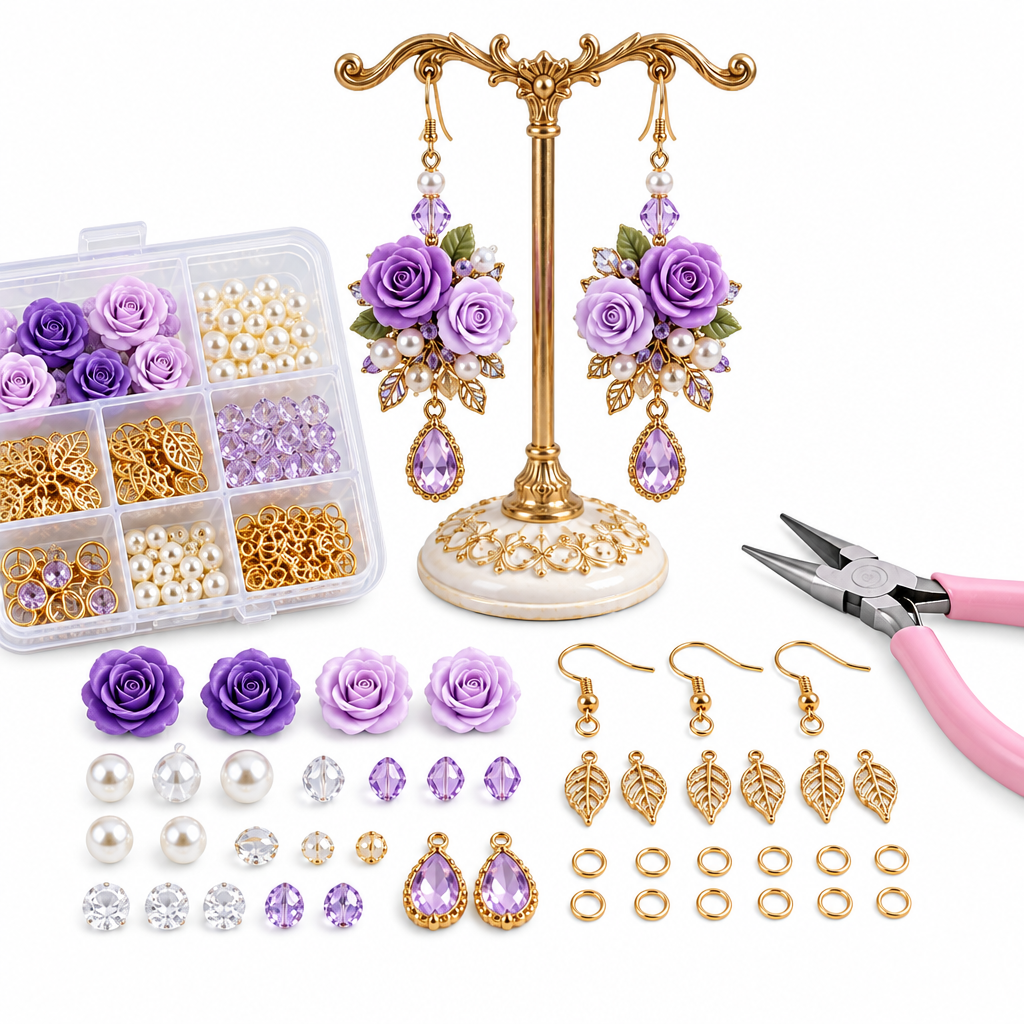 Rococo Bow Hair Accessory DIY Kit