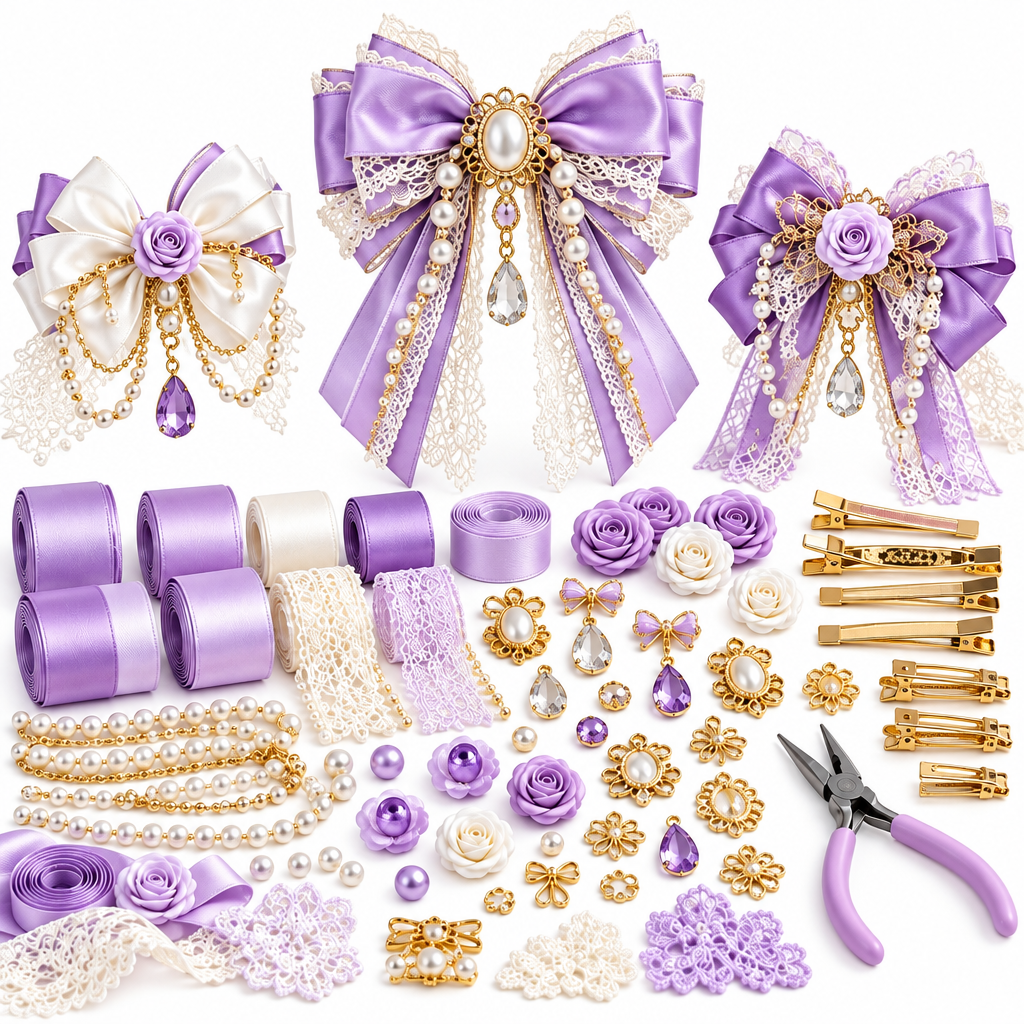 Pearl & Crystal Beaded Jewelry Making Kit