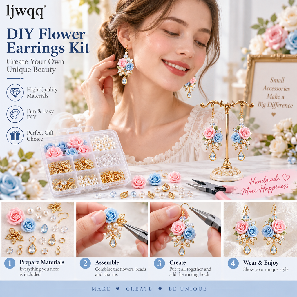 Rococo Bow Hair Accessory DIY Kit