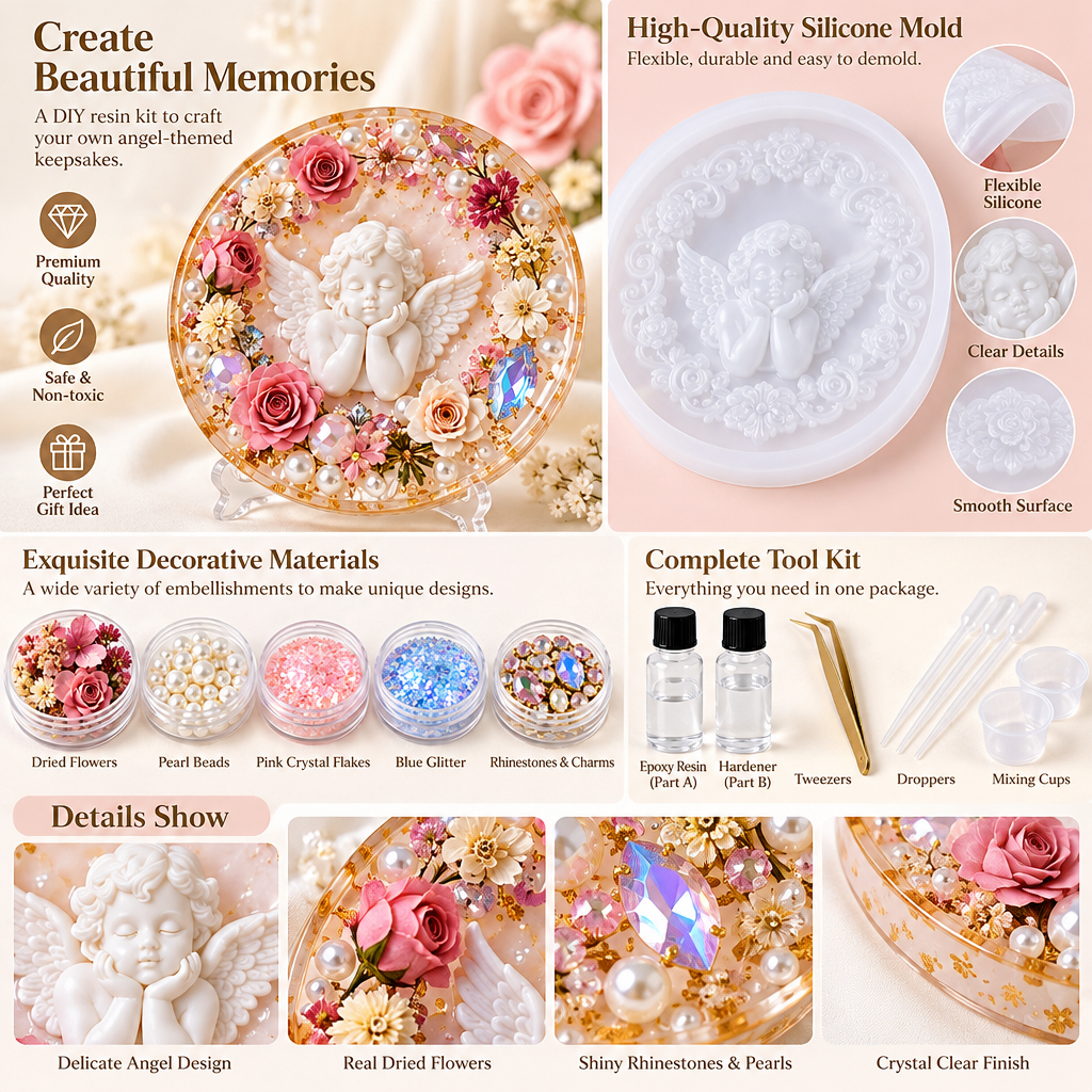 Maximalist Cat Paw Resin Ornament DIY Kit