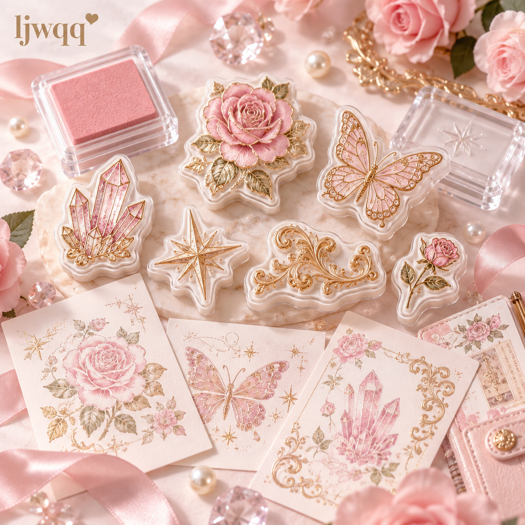 （8）Dreamy Garden Journal Stamp Set