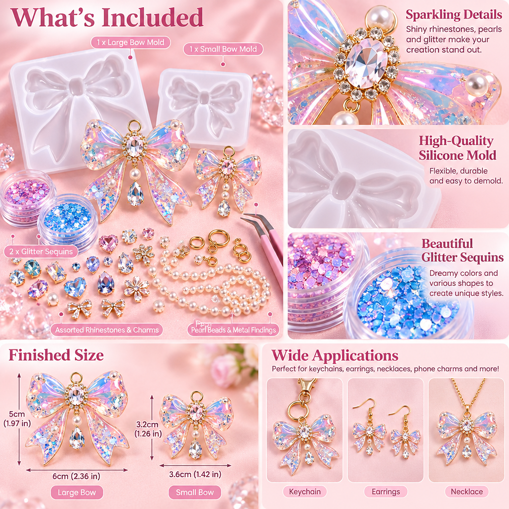 Dream Butterfly Bookmark Resin DIY Kit