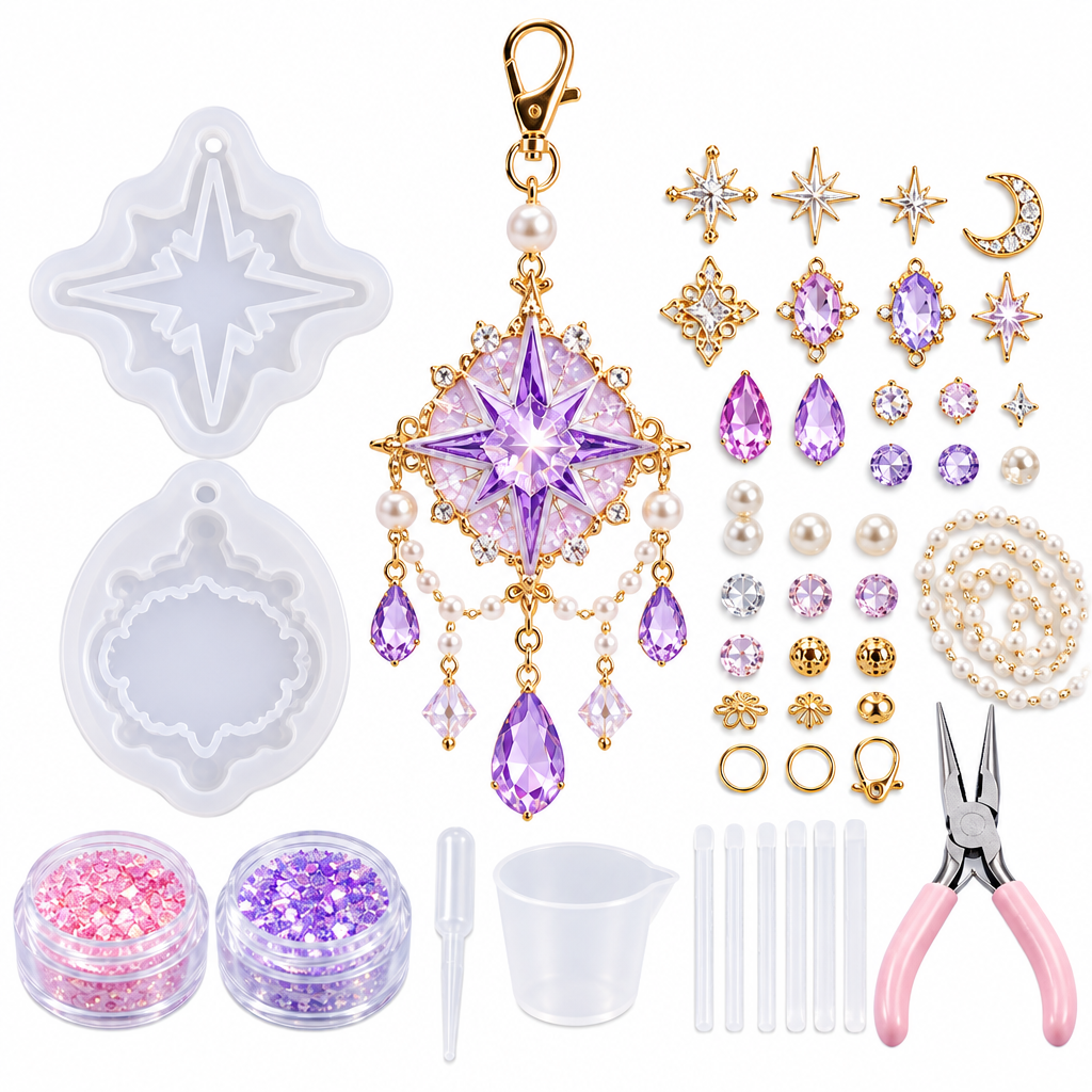 Rose Bouquet Resin Jewelry Tray DIY Kit