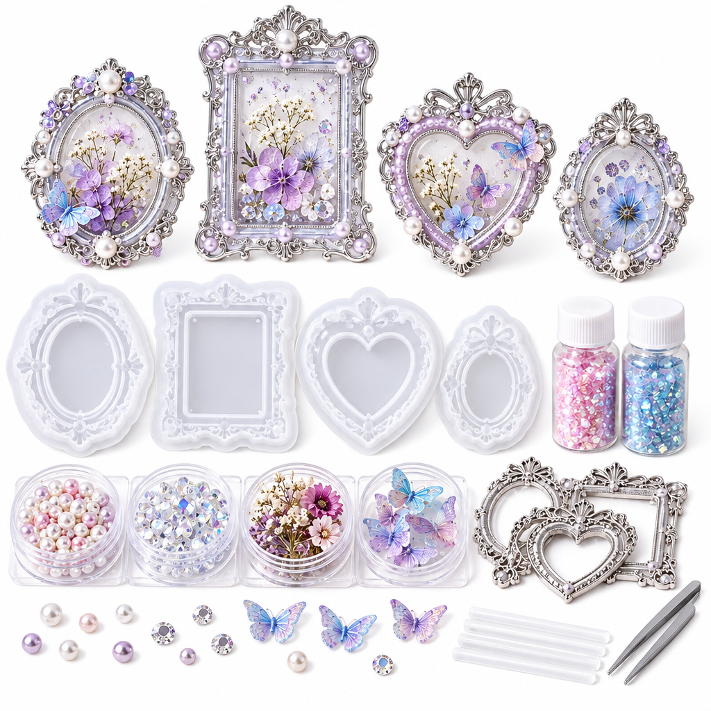 Baroque Mini Photo Frame Resin DIY Kit